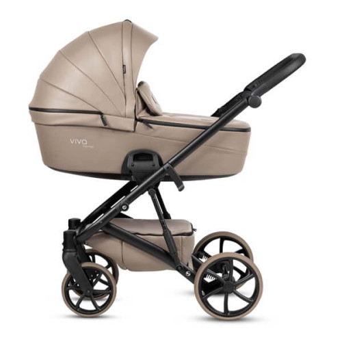 Универсальная коляска 2 в 1 Tutis Viva6 plus Leather Cappuccino